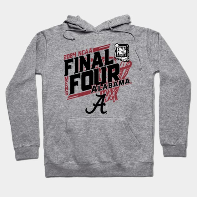 Alabama Crimson Tide Final Four 2024 March Madness Hoodie by YASSIN DESIGNER